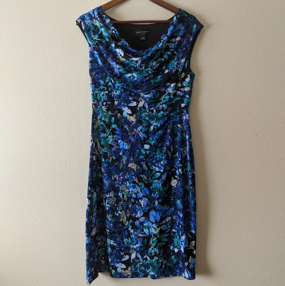 Blue Floral Dress